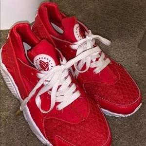 Red Custom Nike Huaraches